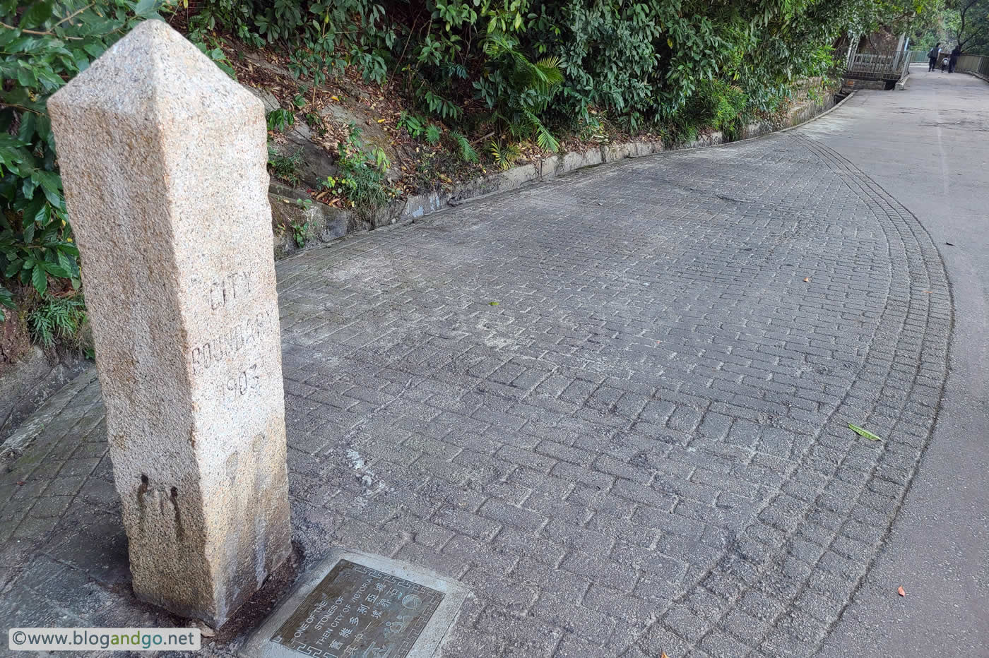 Bowen Road to Central - Boundary Marker Stone